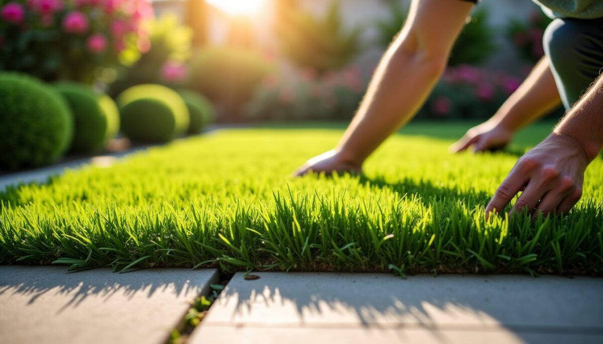 Guide pratique pour installer du gazon naturel sur une dalle en béton