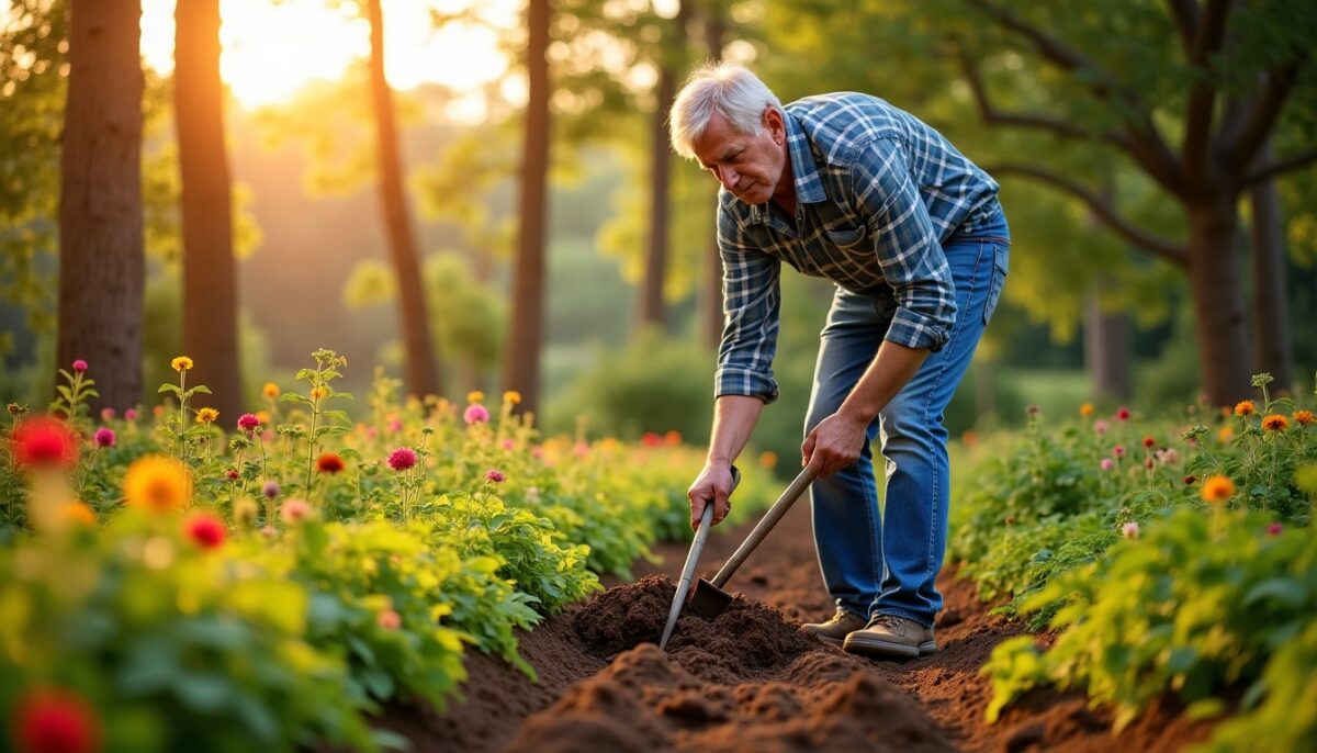 Quel est le temps nécessaire pour bêcher une surface de 100m² ?