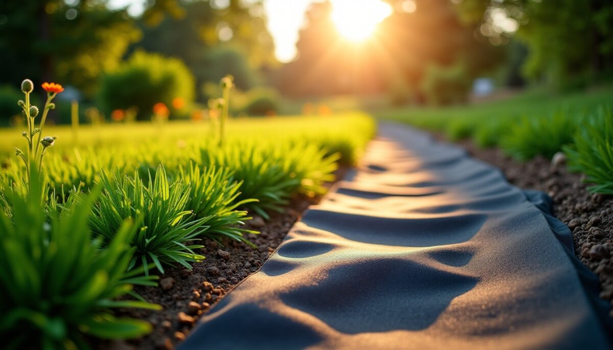 Comprendre l&rsquo;utilité de la pose d&rsquo;une toile de paillage sur un talus