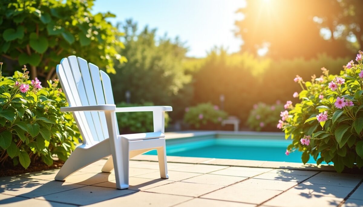 Astuces efficaces pour nettoyer et préserver votre chaise de jardin en plastique blanc