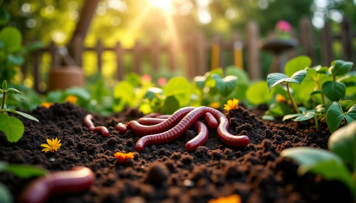 Les secrets des vers de terre : booster naturellement la qualité de votre compost