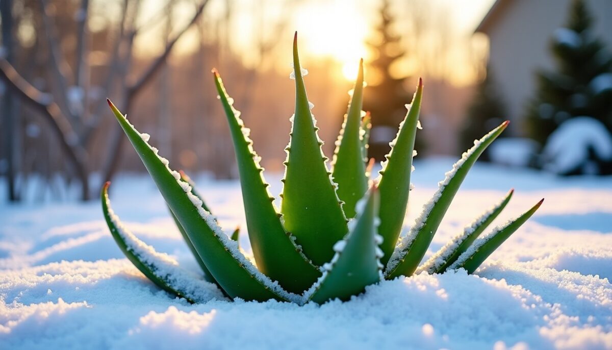 L’aloe vera peut-il survivre à l’hiver en extérieur sans aucune protection ?