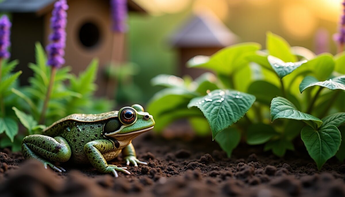 Comment cohabiter avec les crapauds dans votre jardin tout en préservant leurs bienfaits essentiels