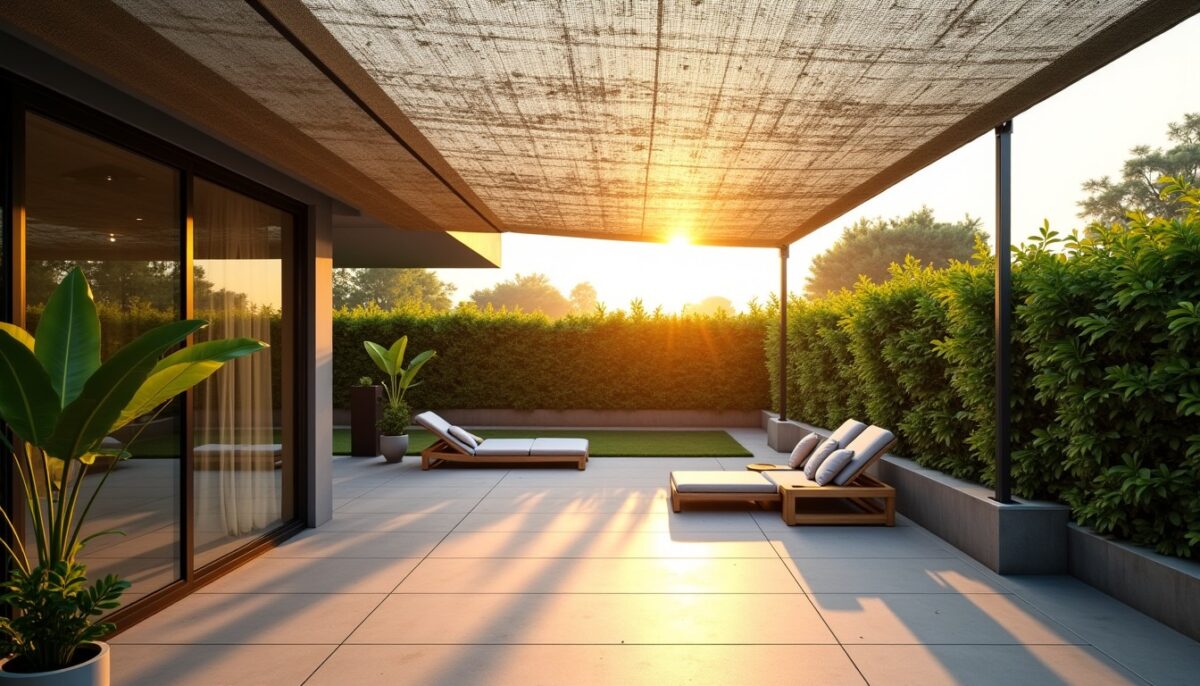 Filets de camouflage : une solution d’ombre innovante et esthétique pour votre terrasse