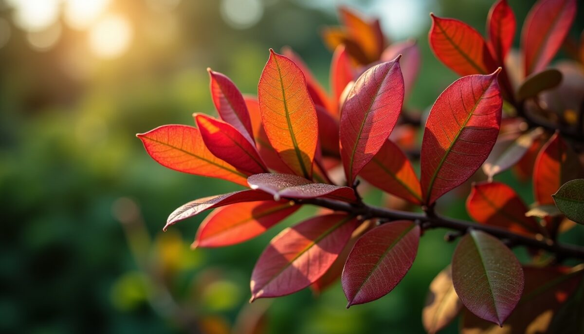 Les feuilles rouges de mon eucalyptus : causes et solutions pour éviter leur chute